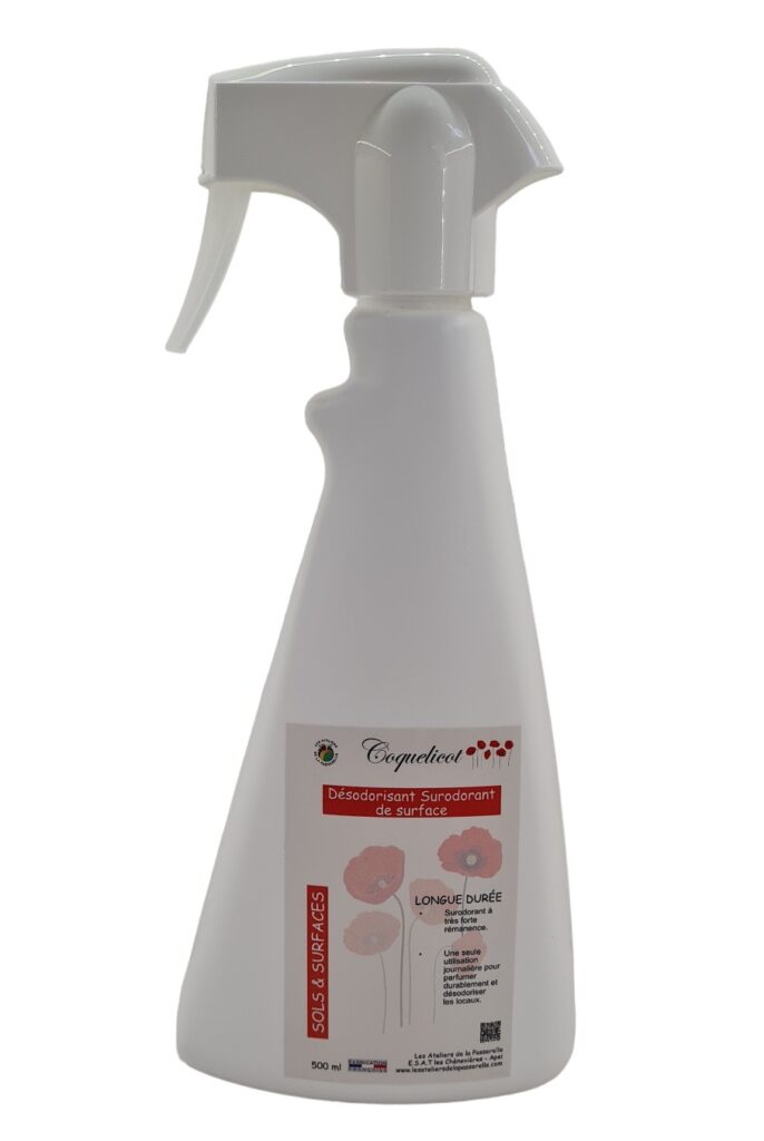 Désodorisant surodorant de surface Coquelicot - 500ml